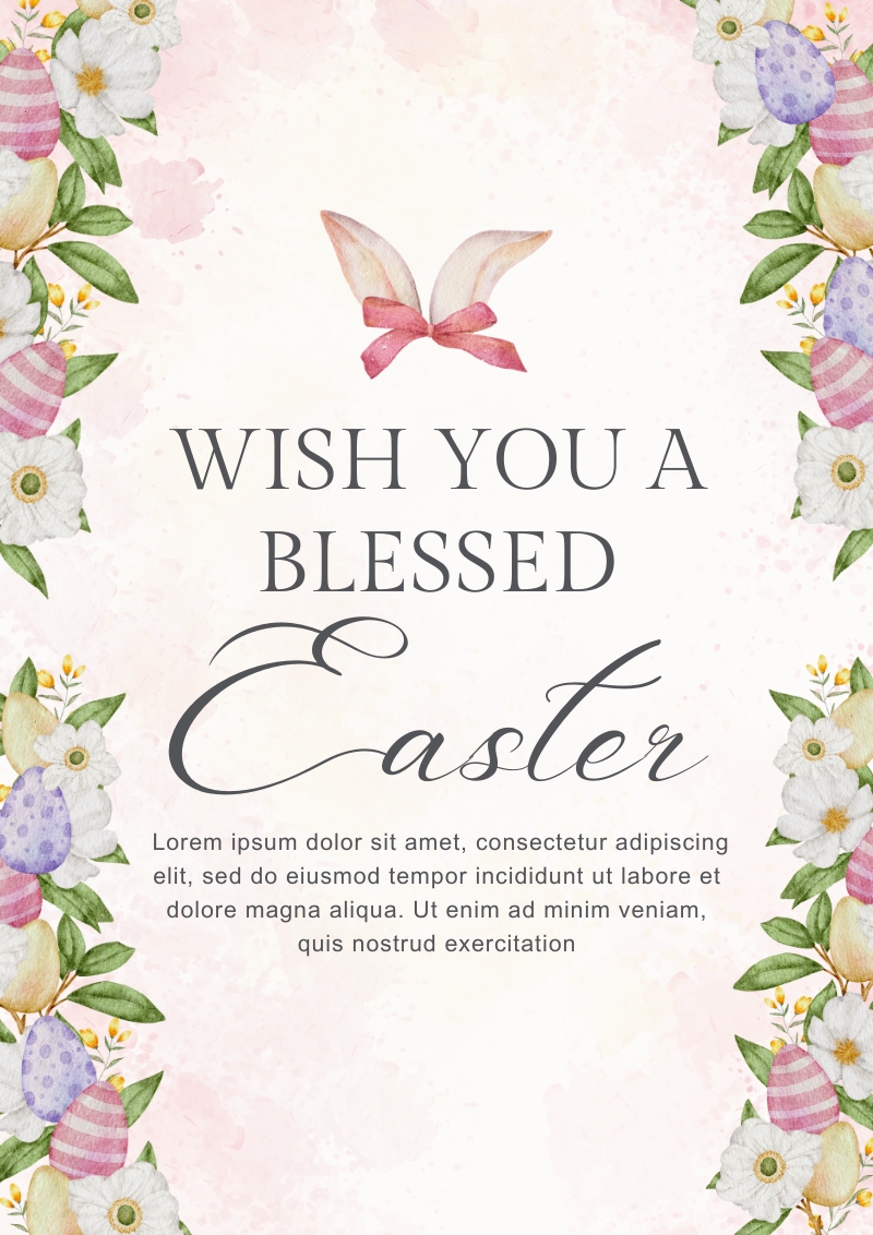 happy and blessed easter