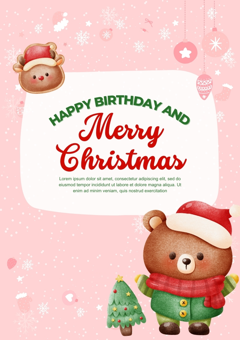 birthday and christmas wishes