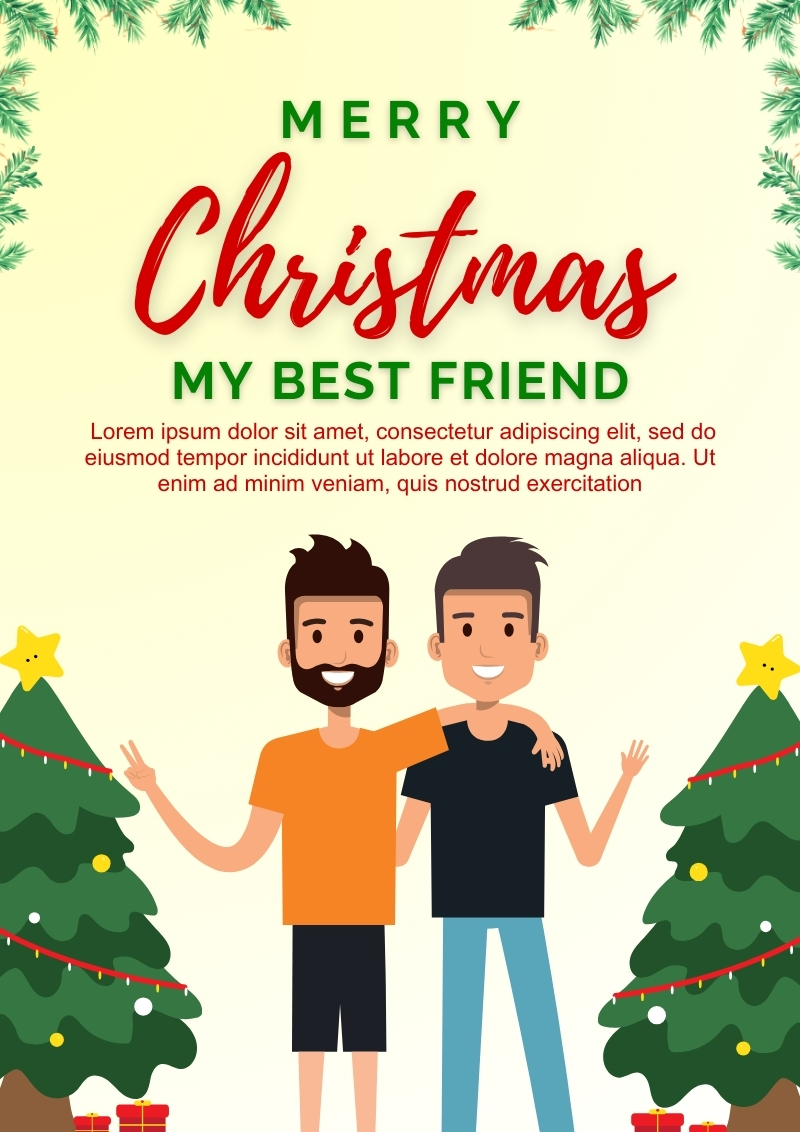 merry christmas wishes for best friend
