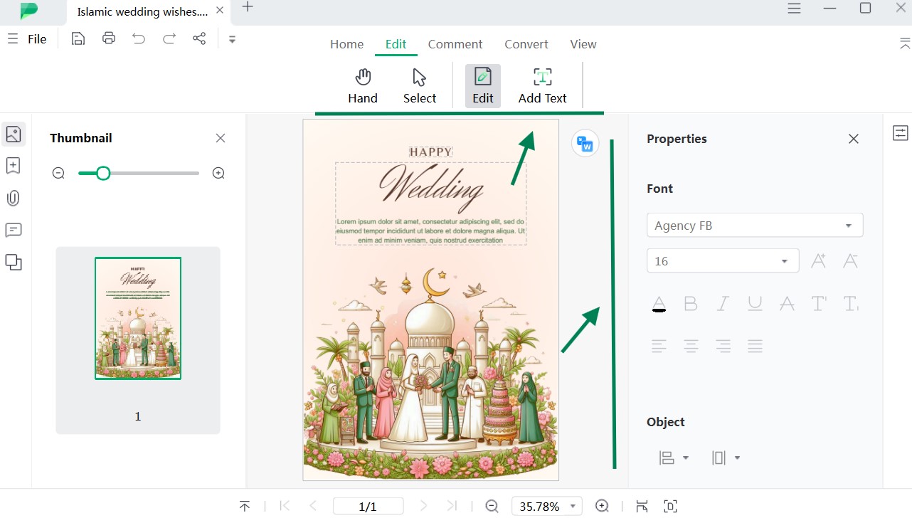 customize islamic wedding messages