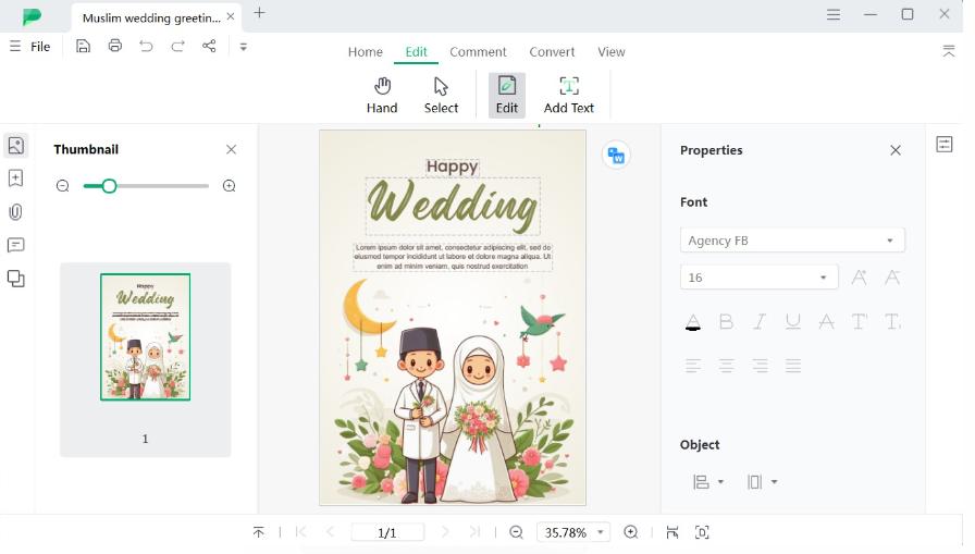 customize muslim wedding wishes