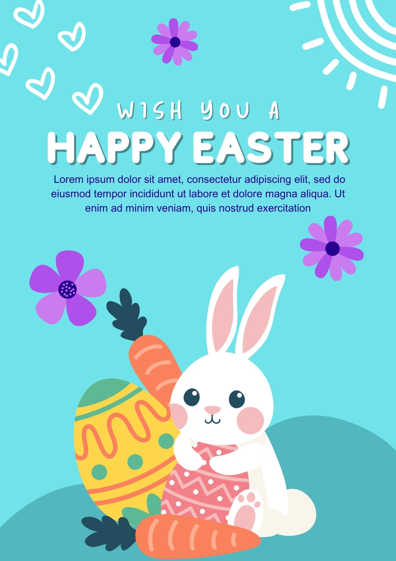 cute happy easter