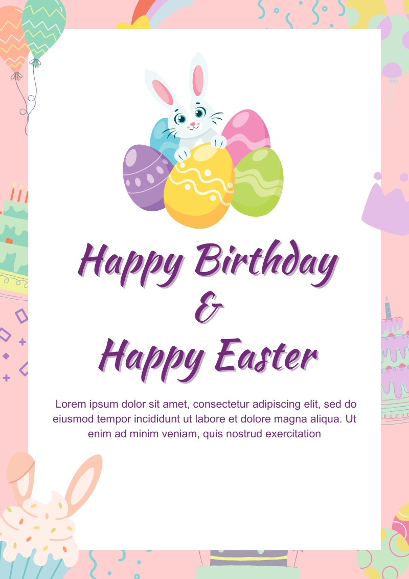 easter birthday wishes