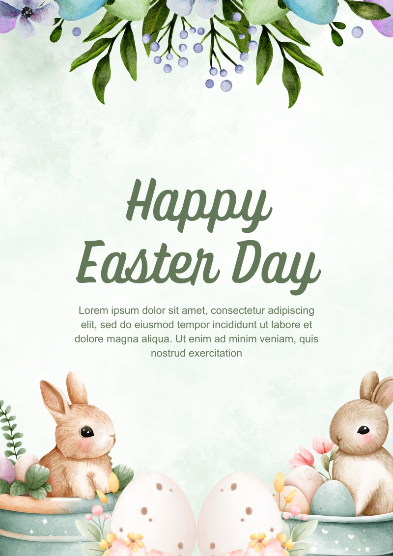 easter day greeting cards