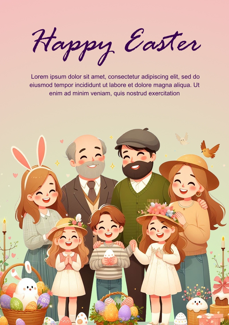 happy easter family