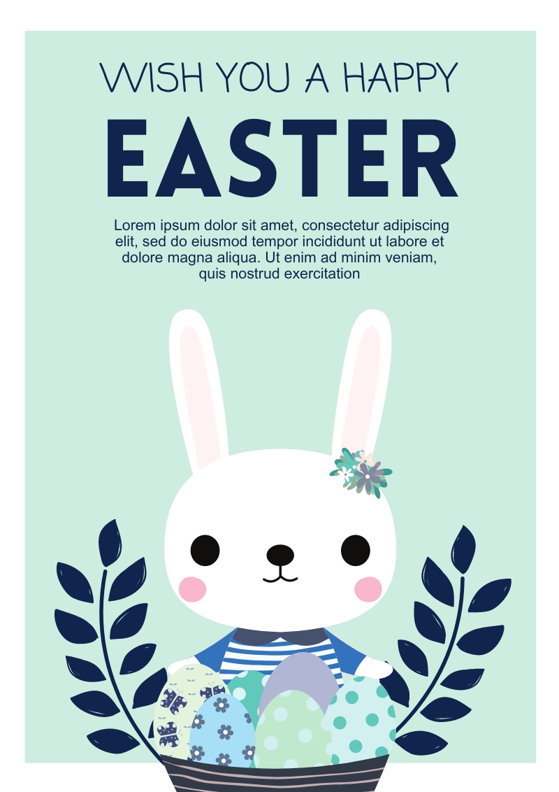 free happy easter greeting