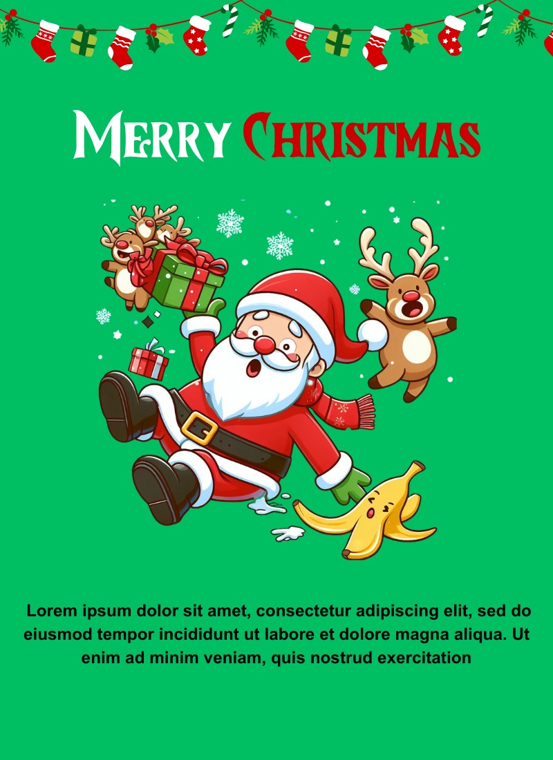 funny Christmas card messages