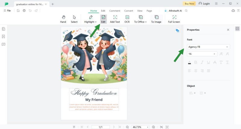 edit graduation wishes for friends