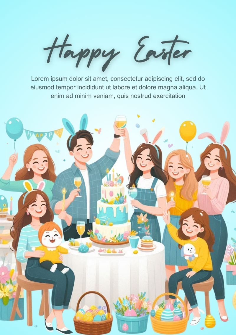 happy easter holiday message