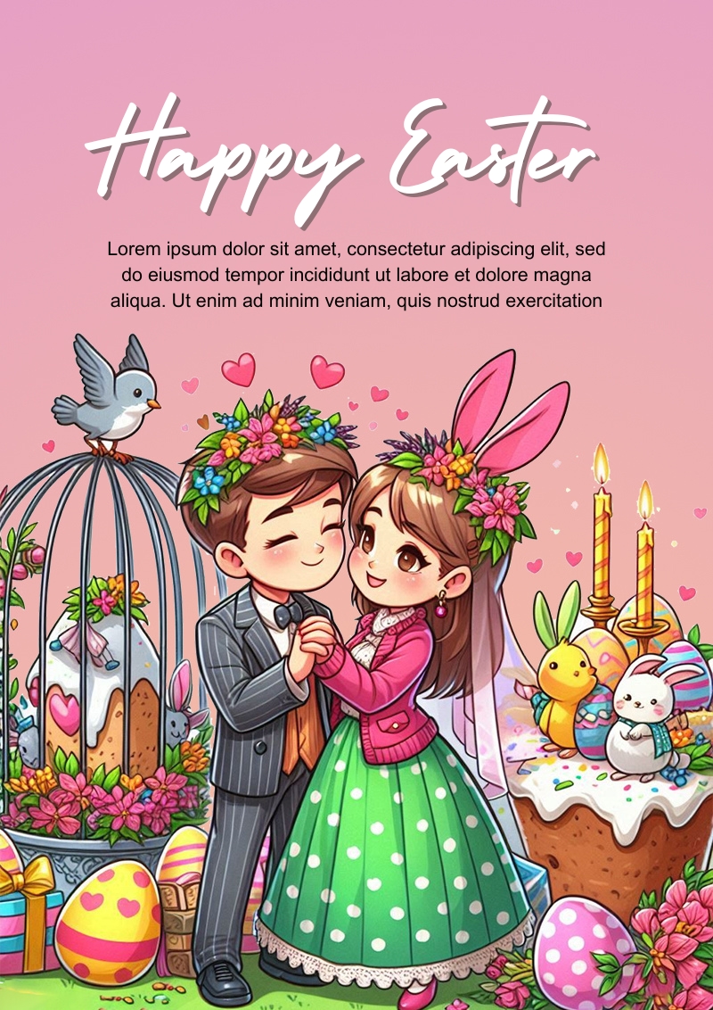 happy easter wish message