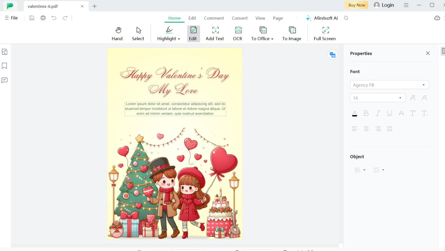 edit happy valentine message to my love