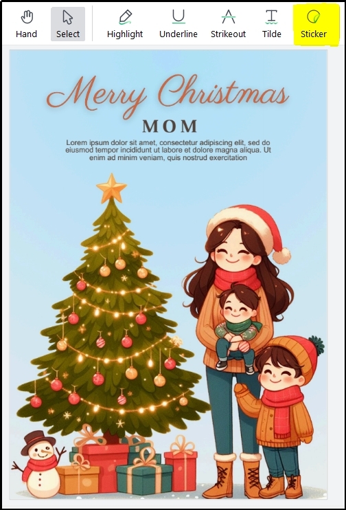 edit christmas wishes for mom