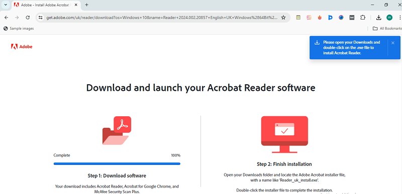 download and install adobe acrobat