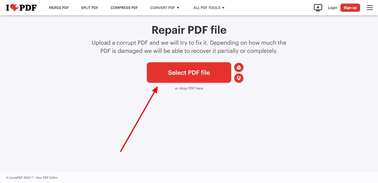 upload the pdf document