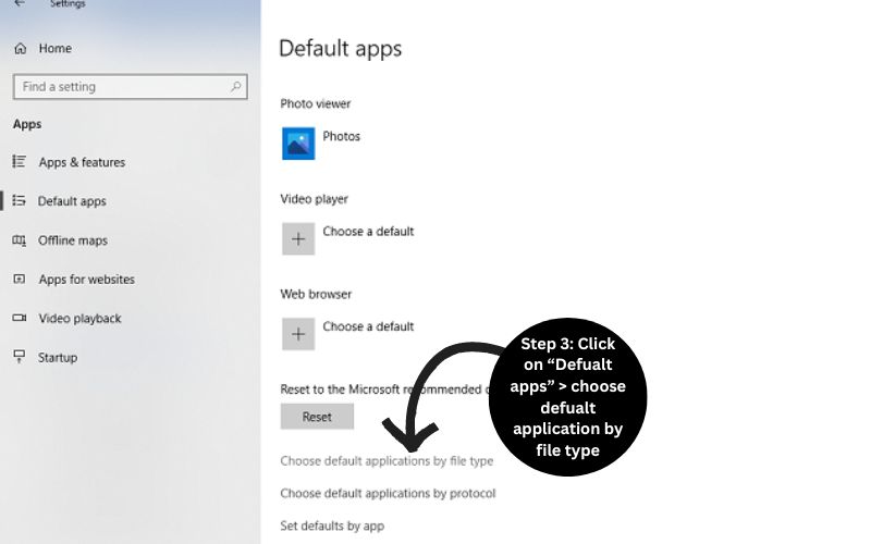 choose default application by file type