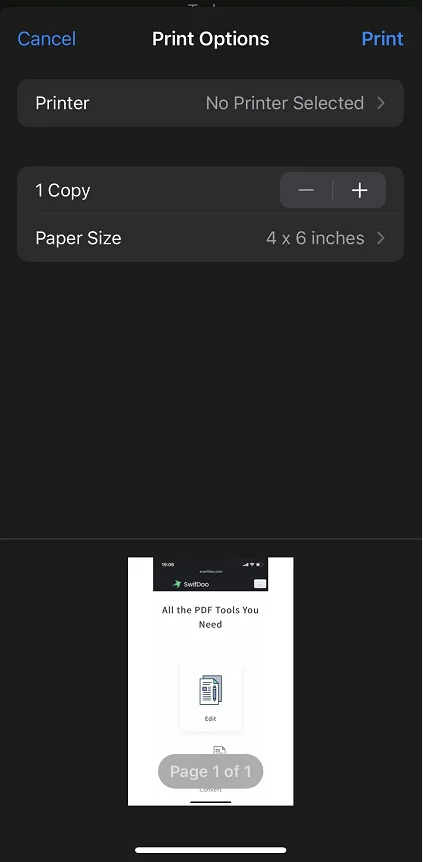 convert screenshot to pdf