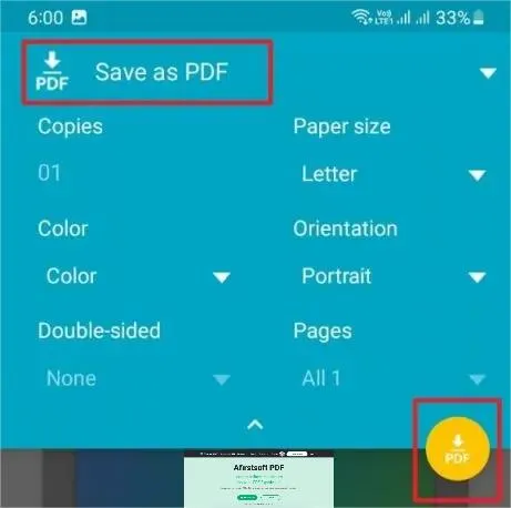 convert screenshot to pdf