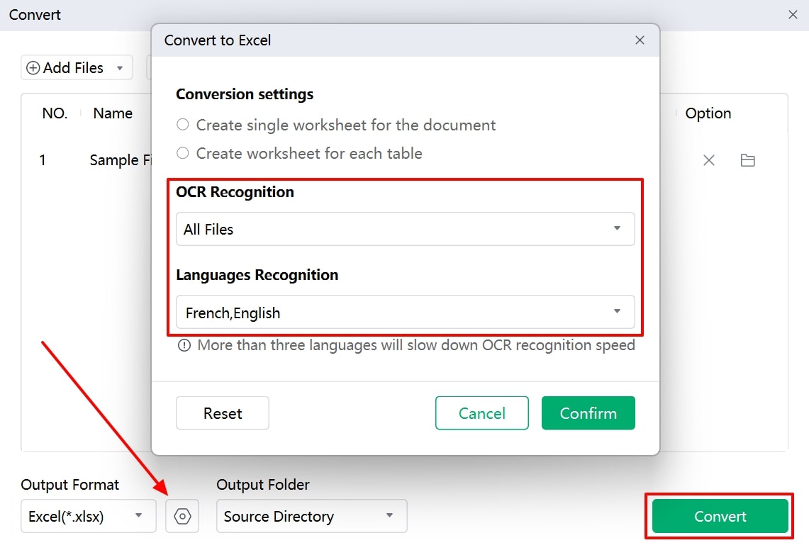 convert ocr conversion