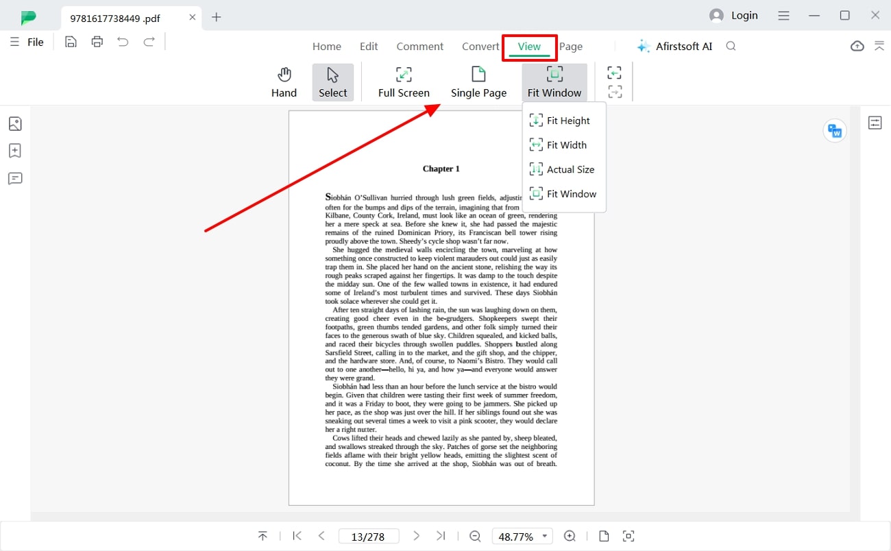 view pdf in different modes