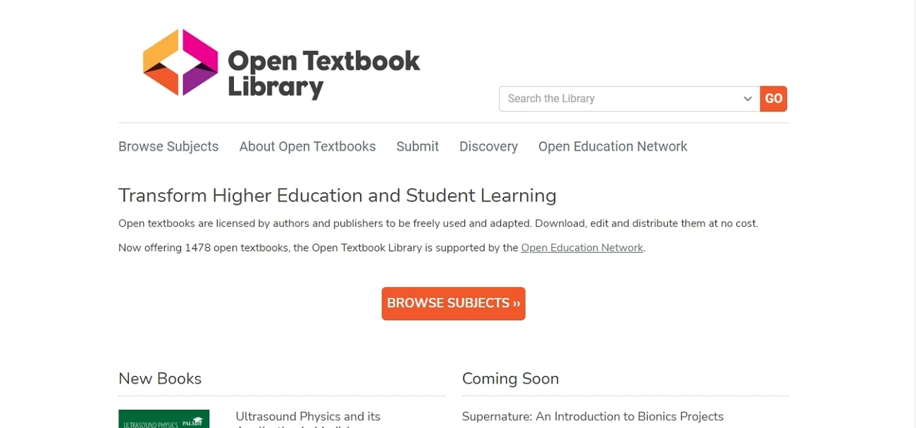 open textbook library textbook site