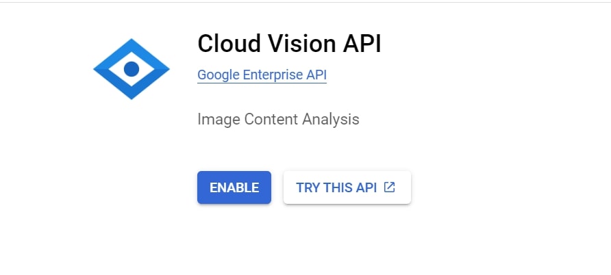 Google Cloud Vision API