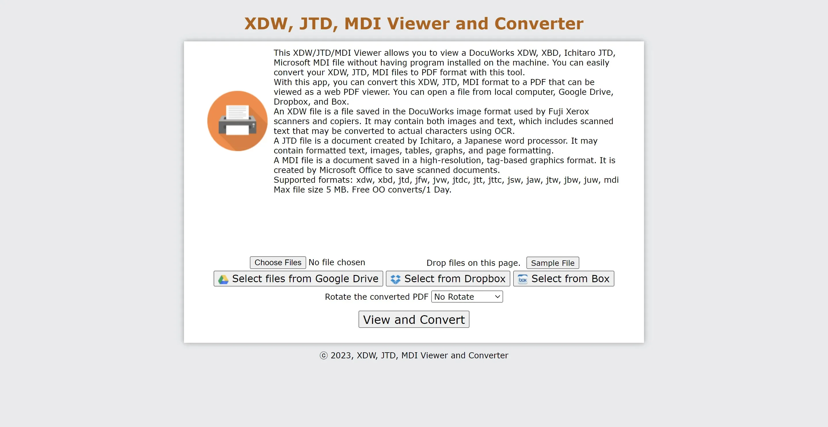 convert xdw to pdf