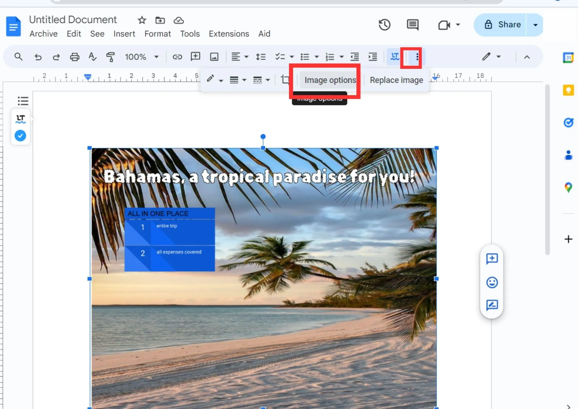 adjust background image in google drawings in google docs