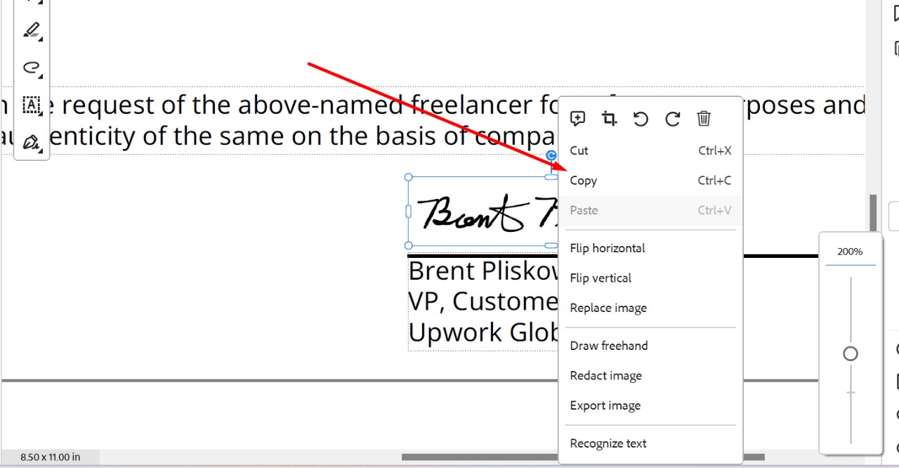 Simple Methods for Copying Signatures from PDF Files