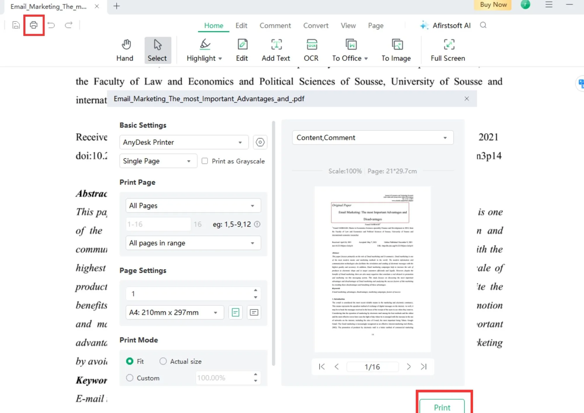 edits and prints in afirstsoft pdf