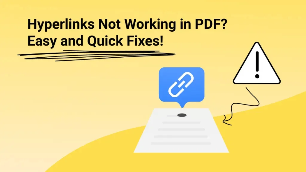 hyperlinks not working in pdf