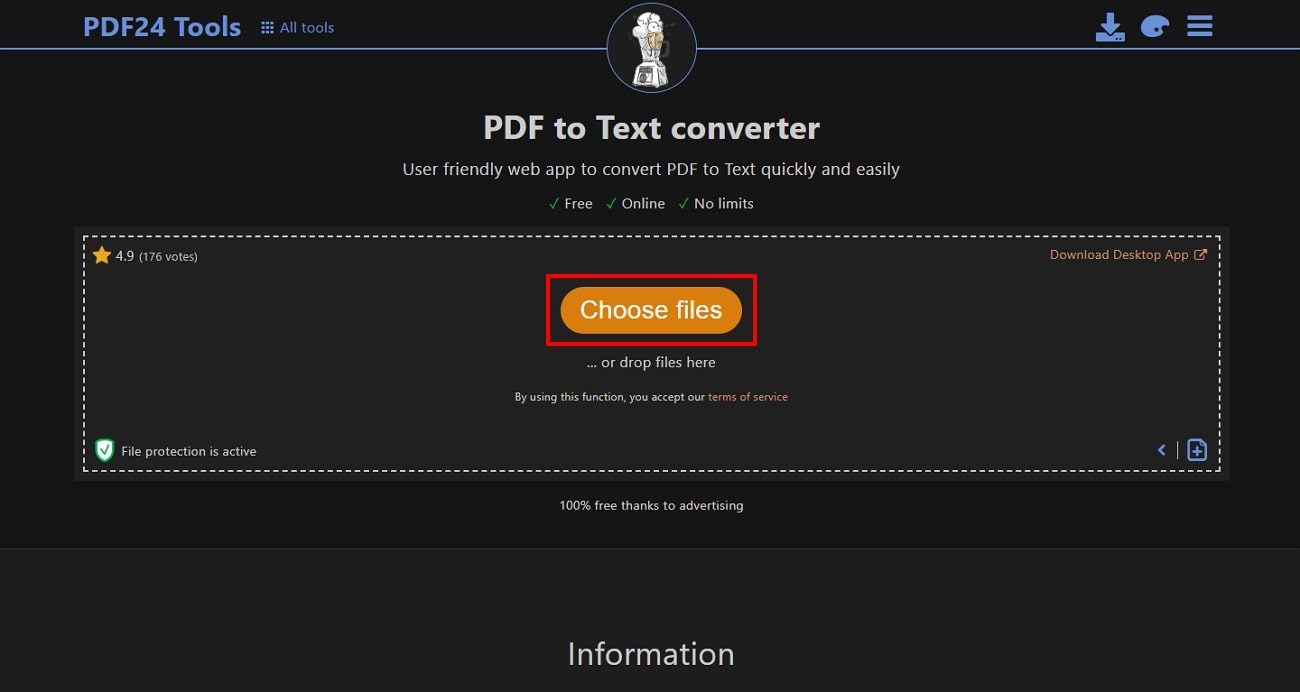 upload the pdf document