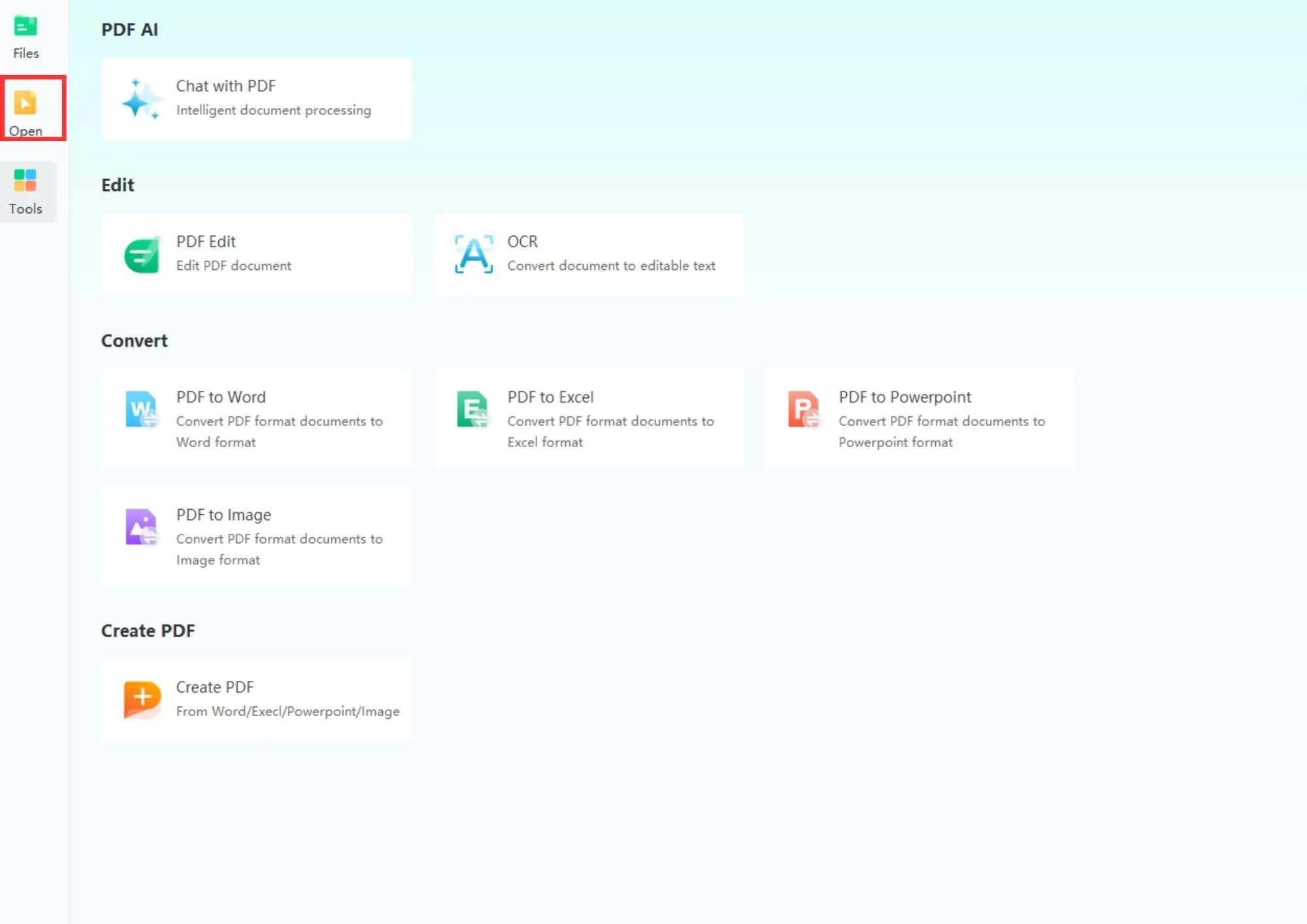 open file pdf in afirstsoft pdf