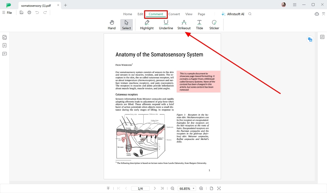 annotate the pdf content