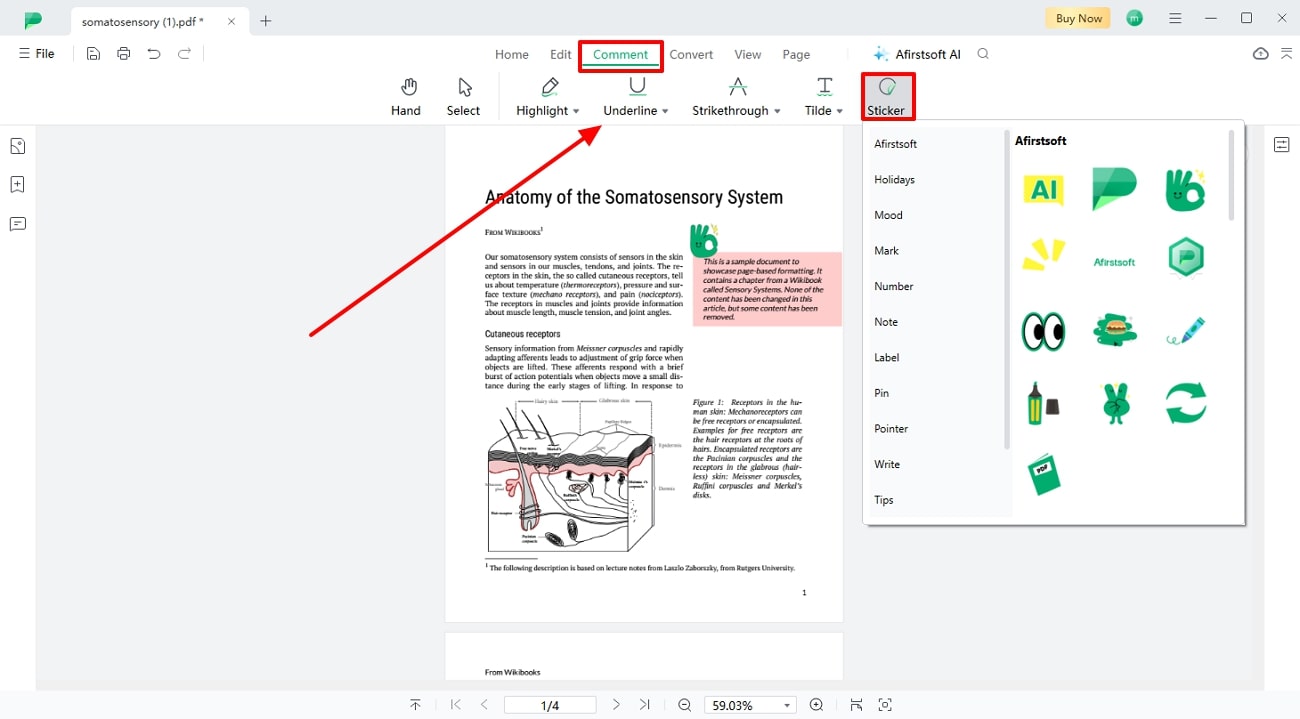 customize the pdf file