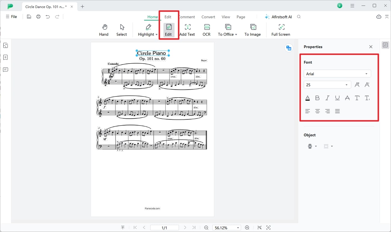 customize your music sheet