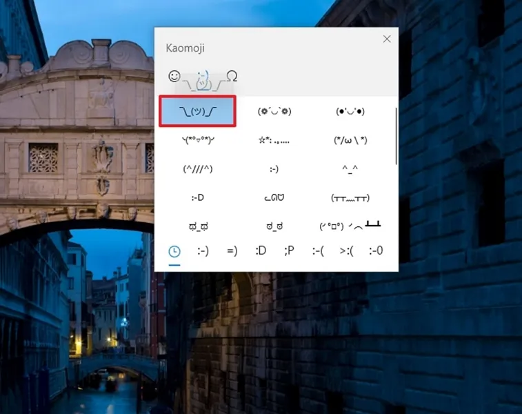 use windows shortcut emojis