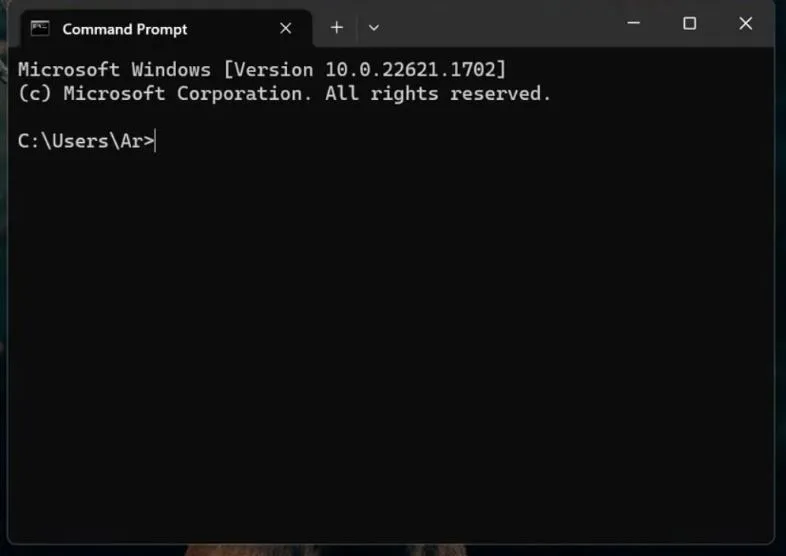 enter commands and restart windows 10