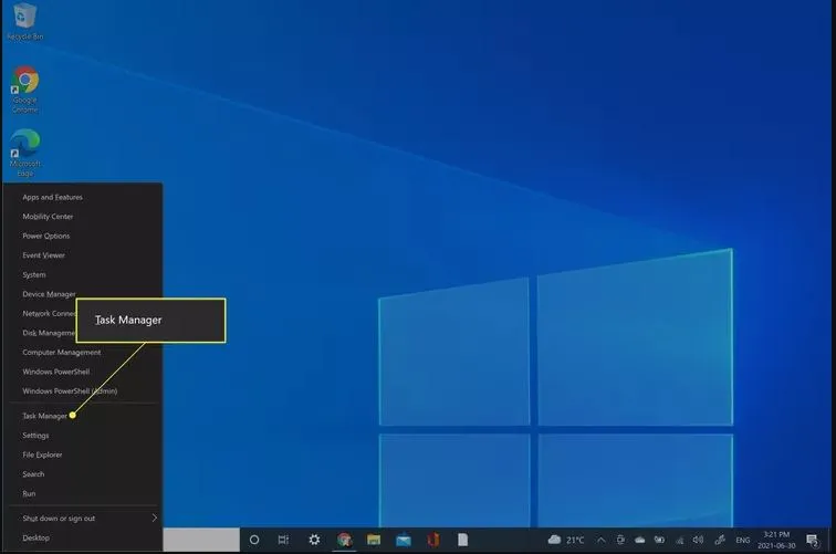 open task manager in windows 11