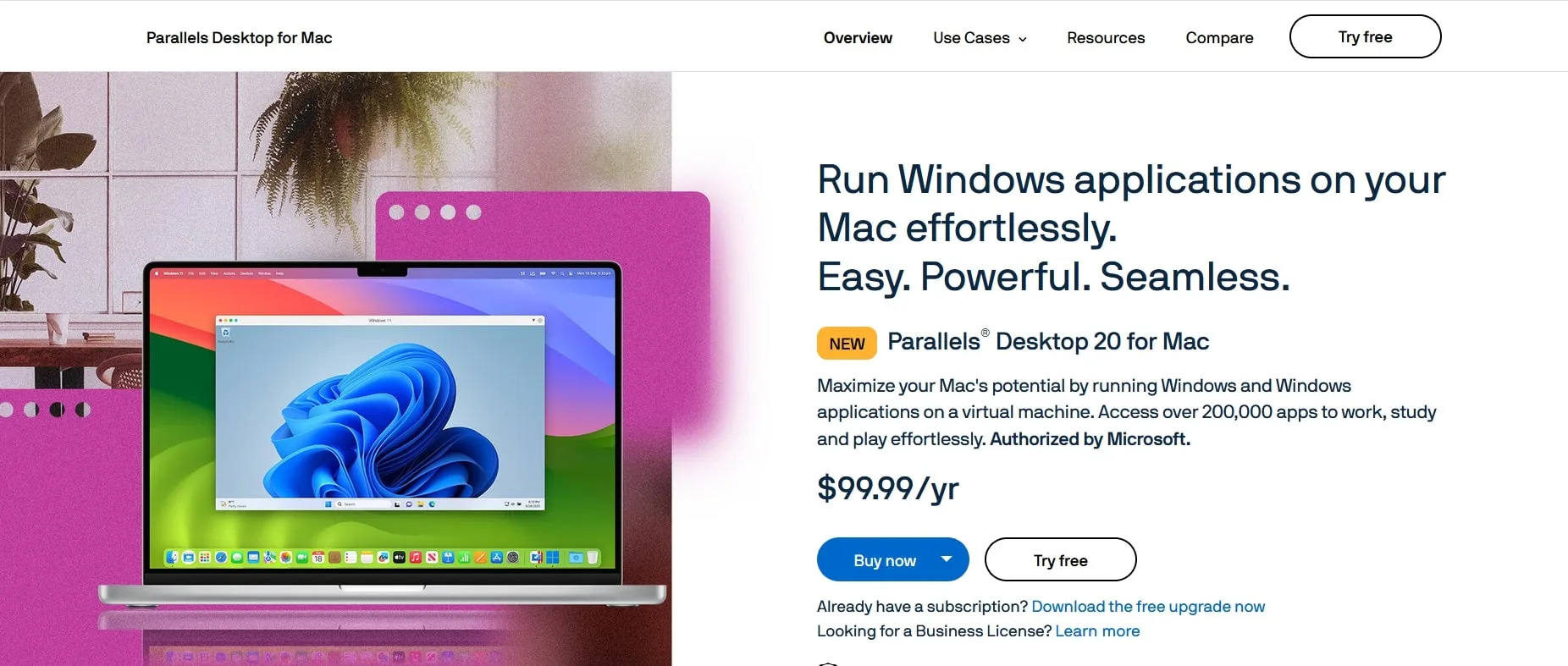 Install Virtualization Software Parallels Desktop