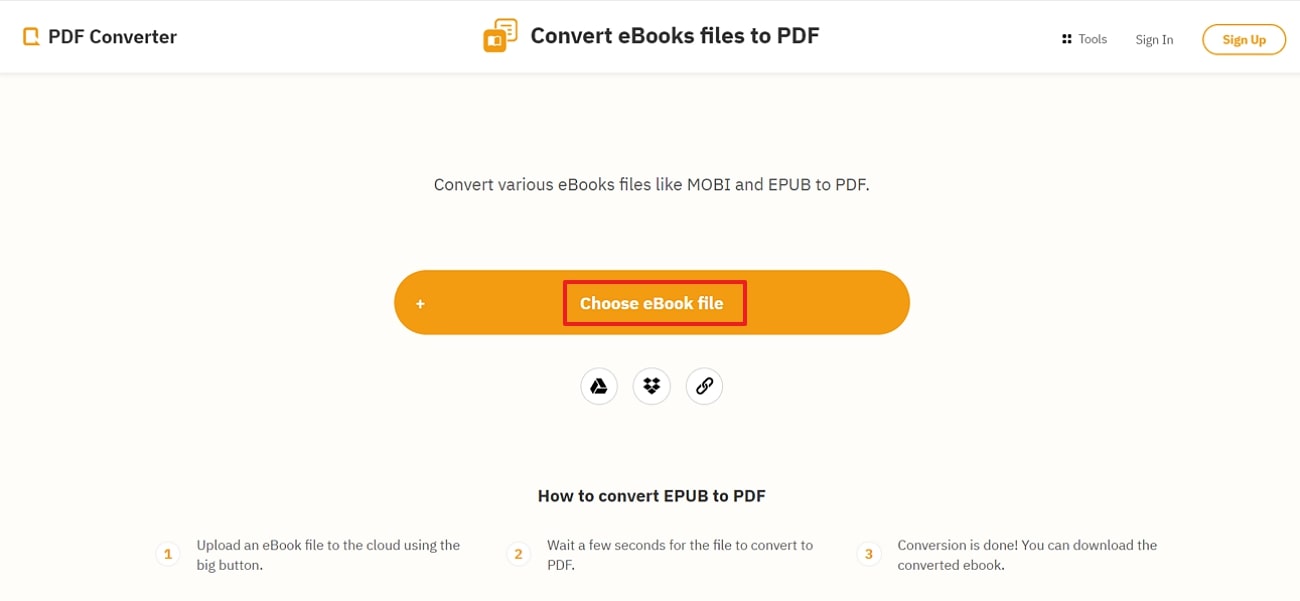 add your epub file