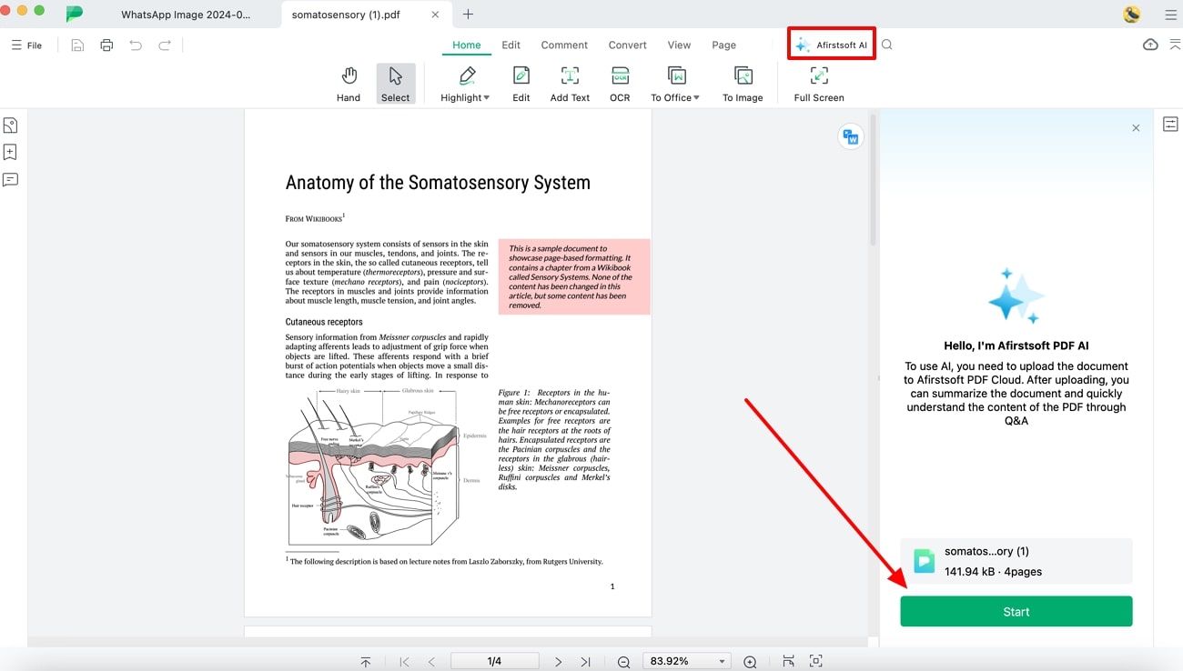 activate afirstsoft ai feature