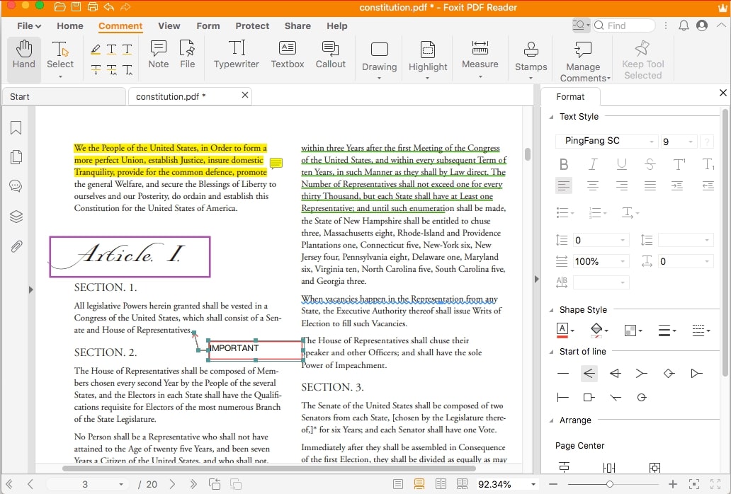 foxit pdf reader for mac