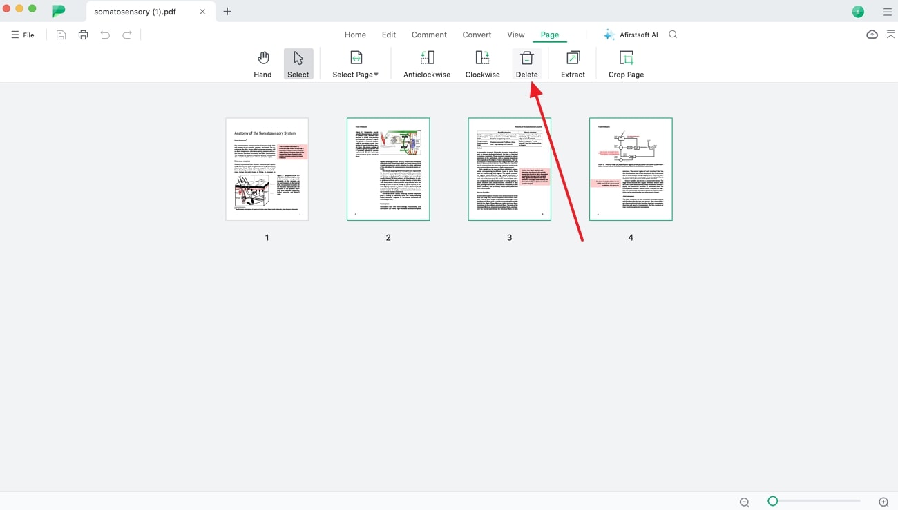 delete multiple pdf pages