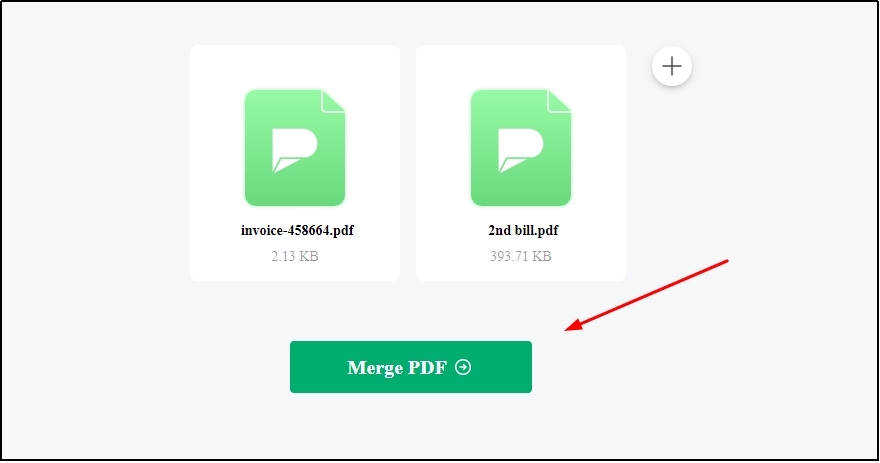 merge pdf button in Afirstsoft pdf