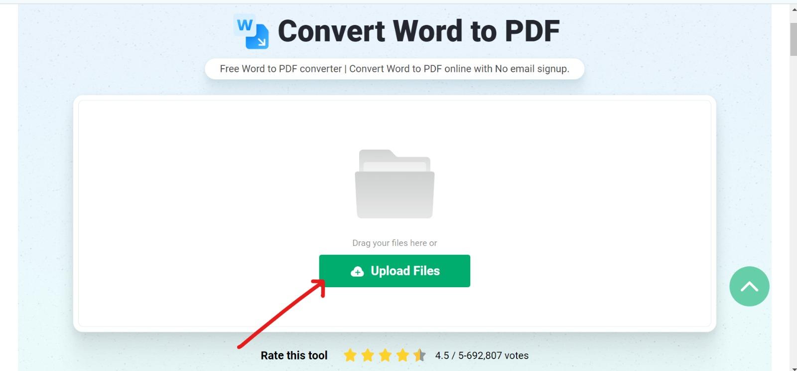 opening the afirstsoft pdf word to pdf converter tool