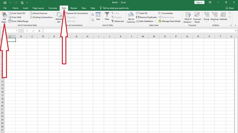 excel extract table data