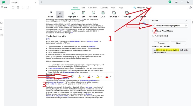 afirstsoft pdf simple  extraction