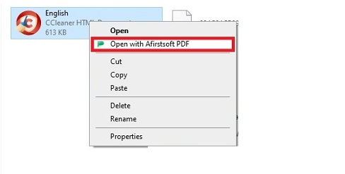 open pdf with afirstsoft pdf