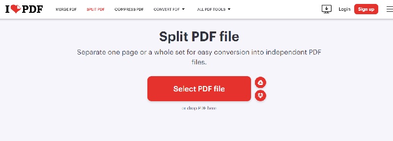 ilovepdf pdf pages extraction