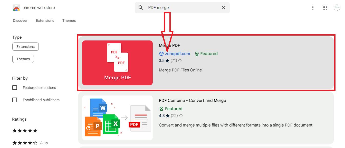 chrome extension for pdf merge